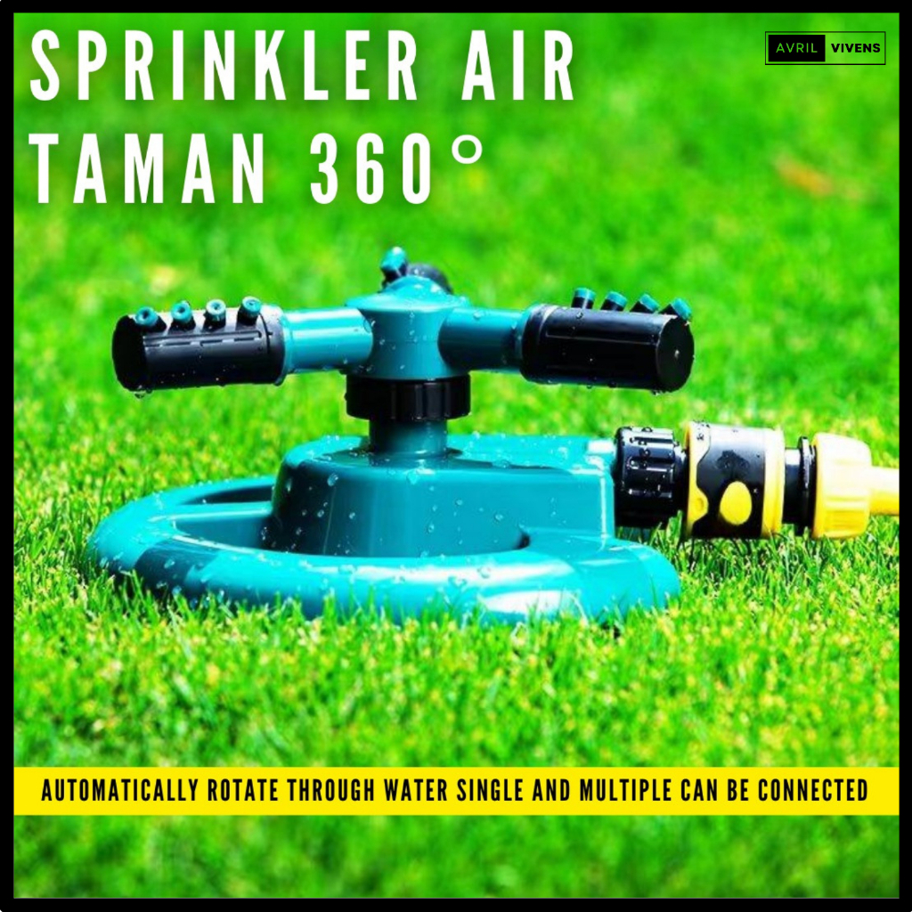 [AVV] Penyiram Tanaman Otomatis Bisa Putar 360 Derajat / 3 Sprinkler Spray / Semprotan Taman Air Otomatis Termurah