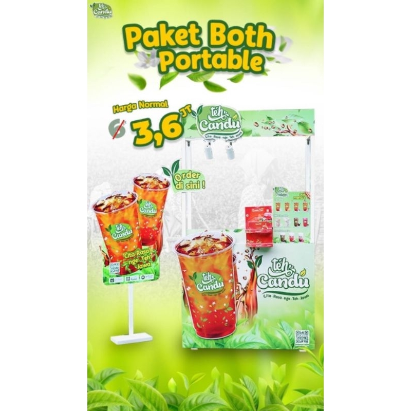 Jual Paket Kemitraan Teh Candu - Paket Mini Booth Portable, Peralatan ...