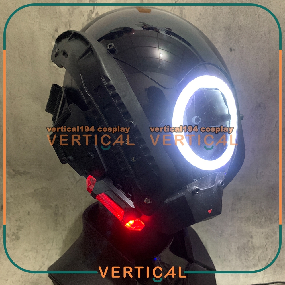 Jual CYBERPUNK HELMET TECHWEAR COSPLAY MASK ROBOT KOSTUM TOPENG POLISI ...