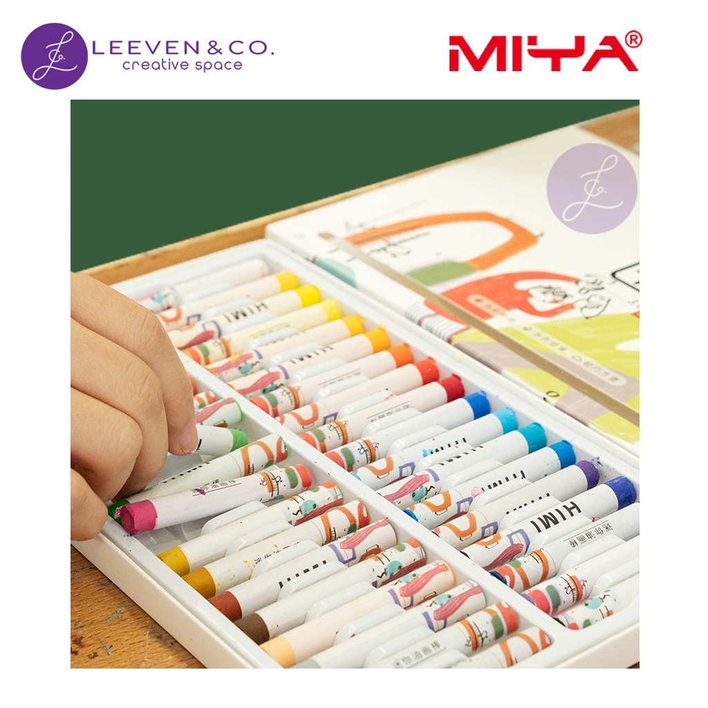 Jual HIMI MIYA MINI OIL PASTEL CRAYON 24 COLOR | Shopee Indonesia