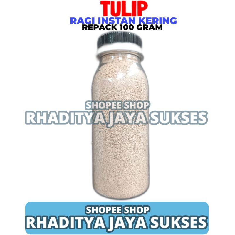 Jual Tulip Ragi Kering 100 Gram Repack Botol | Shopee Indonesia