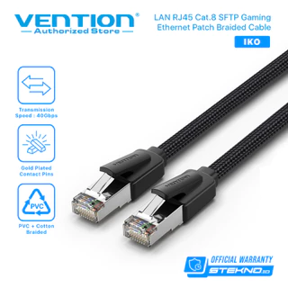 Vention Kabel Lan Cat8 Cat.8 40Gbps RJ45 SFTP Gigabit Gaming Patch Ethernet 0.5 - 10 Meter