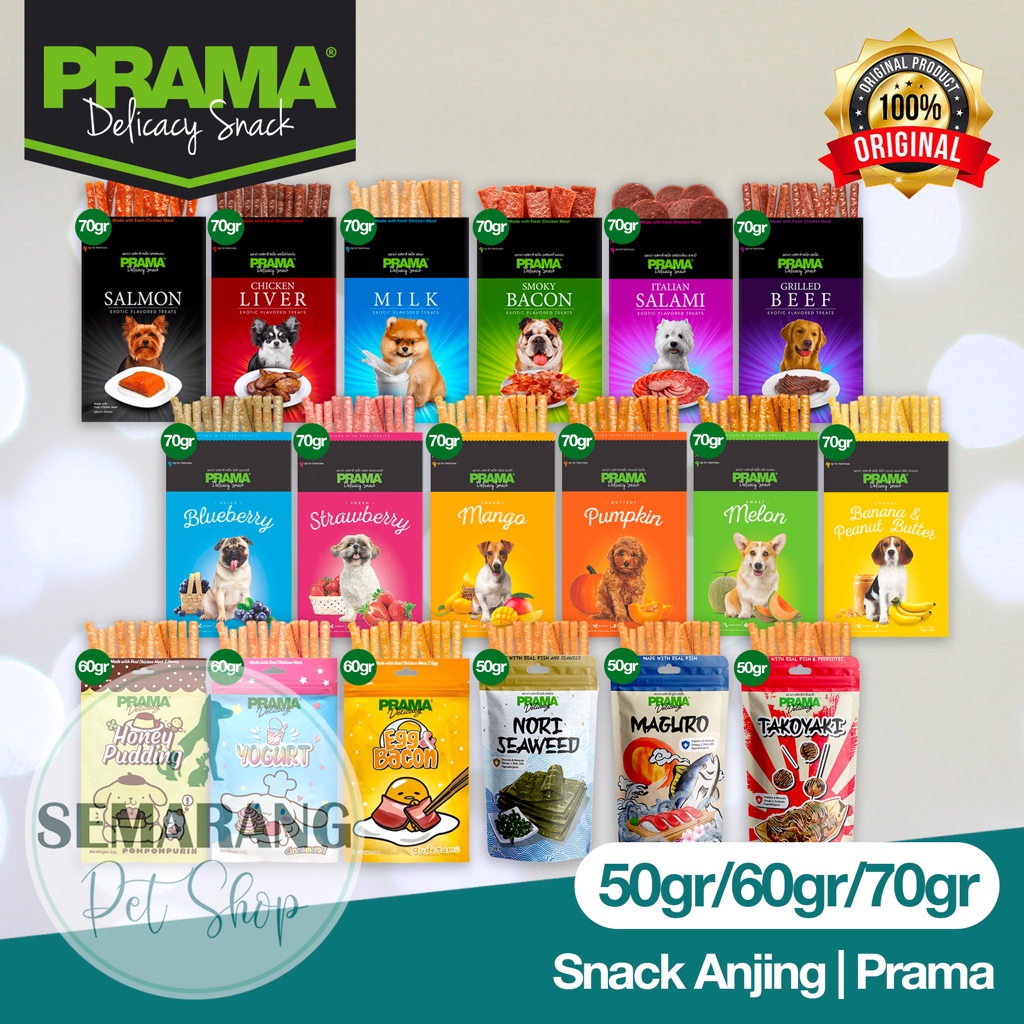 Jual Snack Anjing PRAMA All Variants 50gr/60gr/70gr | Dog Treat/Treats ...