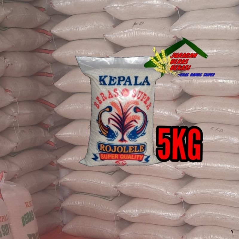 Jual Beras Kepala Super Rojolele Kg Kg Kg Shopee Indonesia