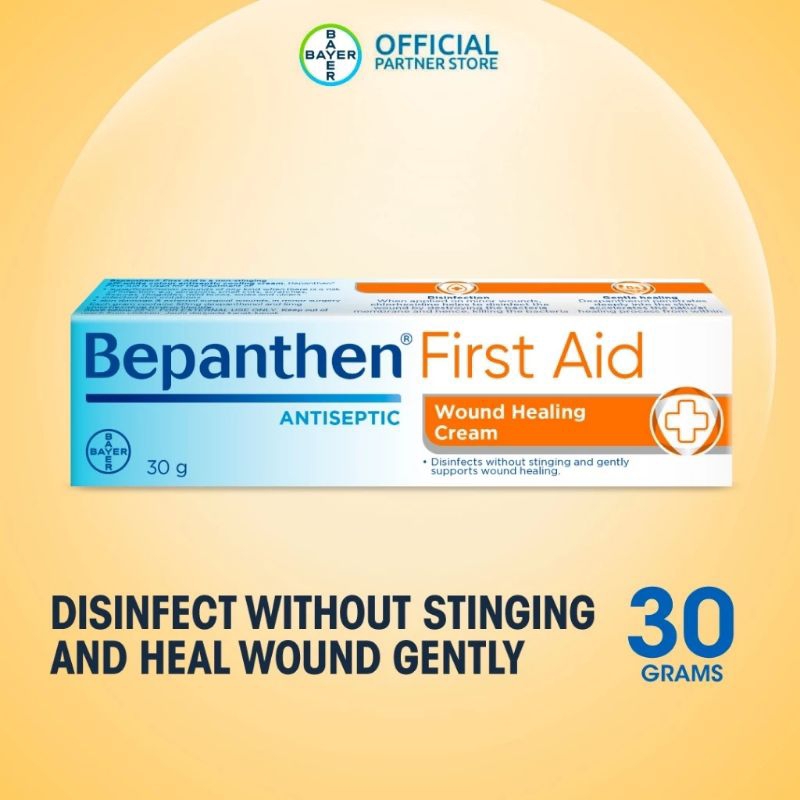 Jual Bepanthen First Aid Cream Antiseptic Wound Healing Cream (30g ...