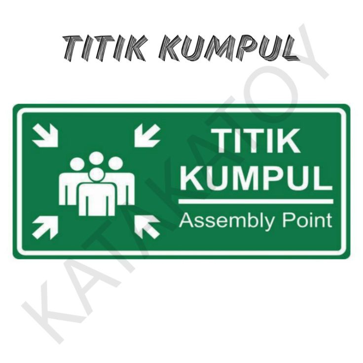 Jual 99 BRANDS FESTIVAL RAMBU ACRYLIC 3X1 Tebal 2mm Sign Jalur Evakuasi ...