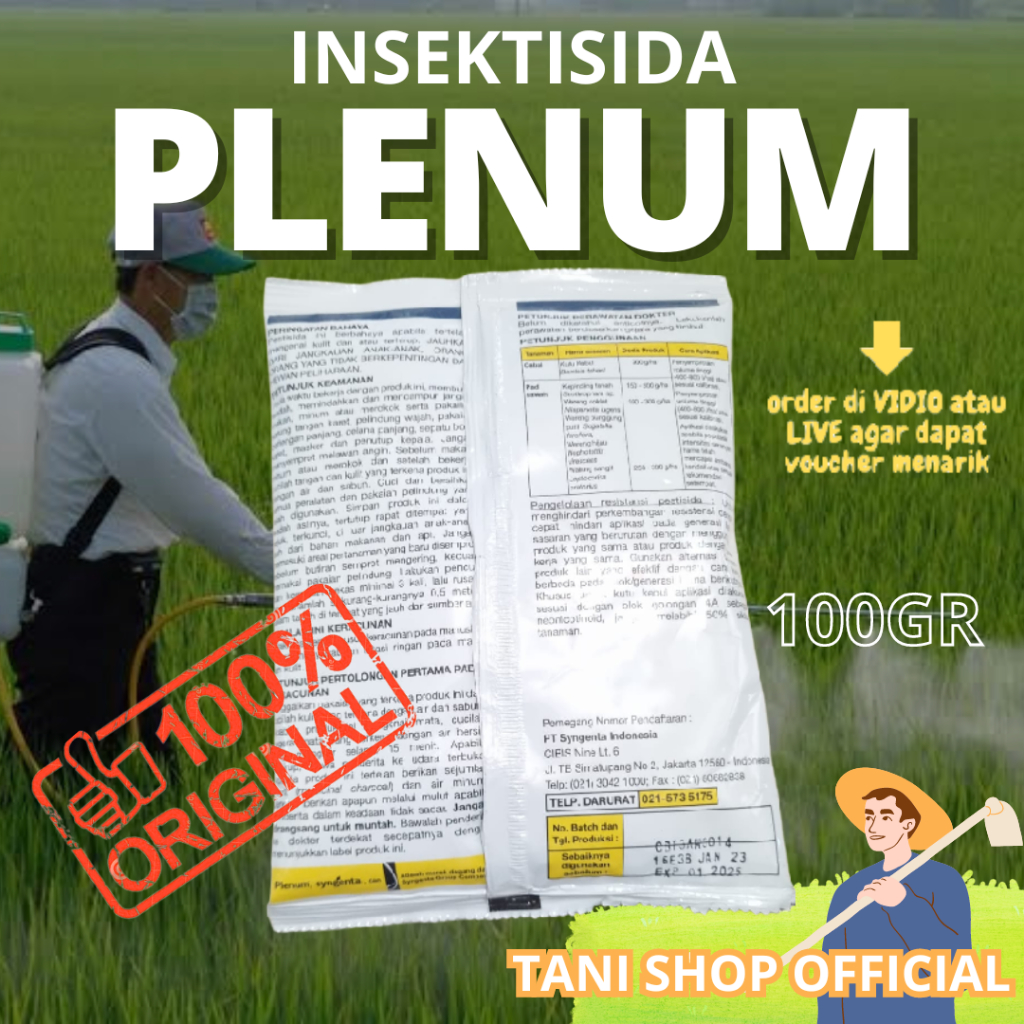 Jual Plenum 50 WG 100gr - Insektisida Sistemik Efektif dari Syngenta ...