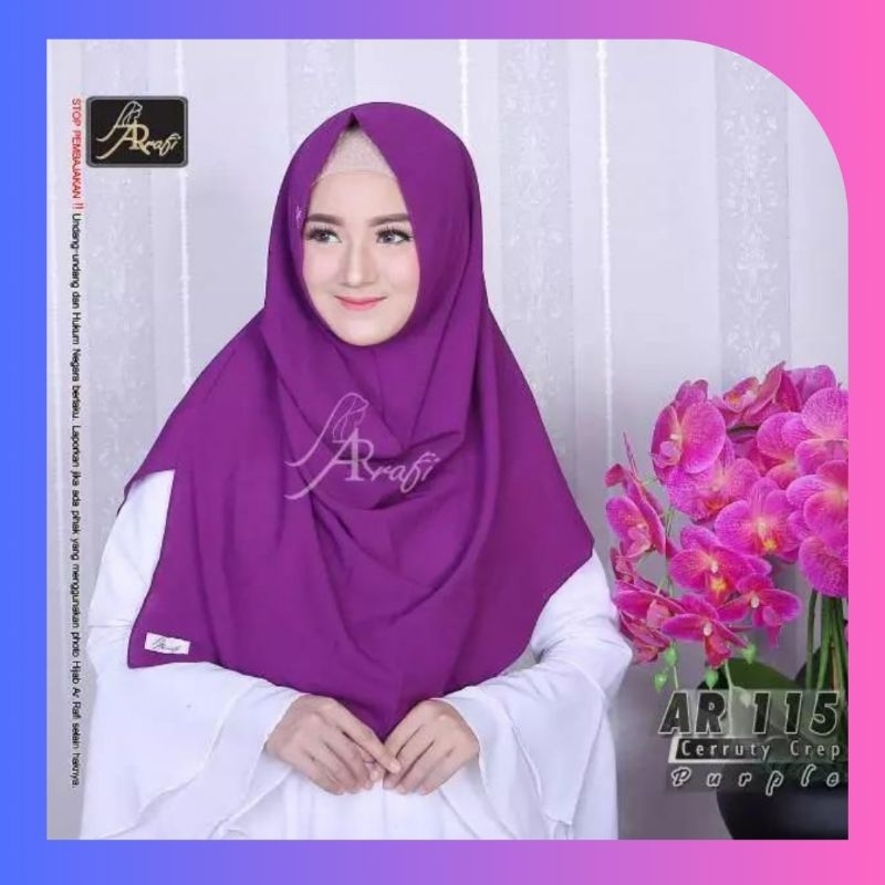Jual Hijab Ar Rafi √ AR 115 pastan | Shopee Indonesia