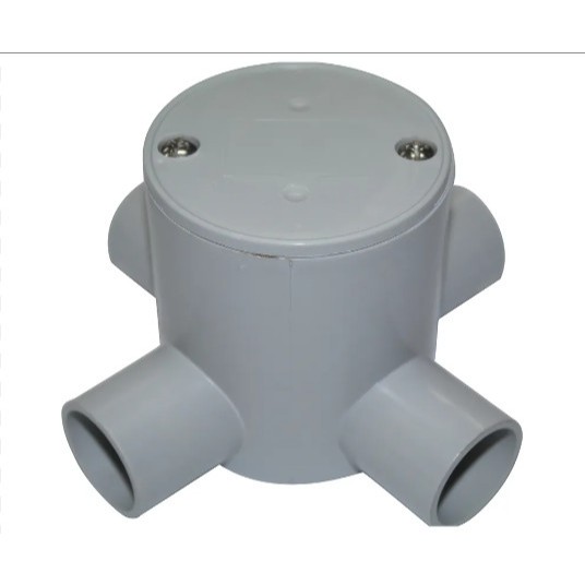 Jual 4 Way Deep Cross Box (concealed installation) Lesso - 65x70/4/25mm ...