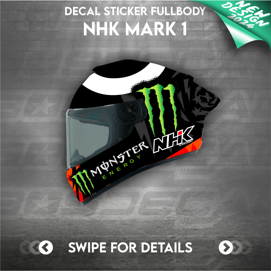 Jual Sticker decal helm NHK MARK 1 decal helm decal sticker | Shopee ...