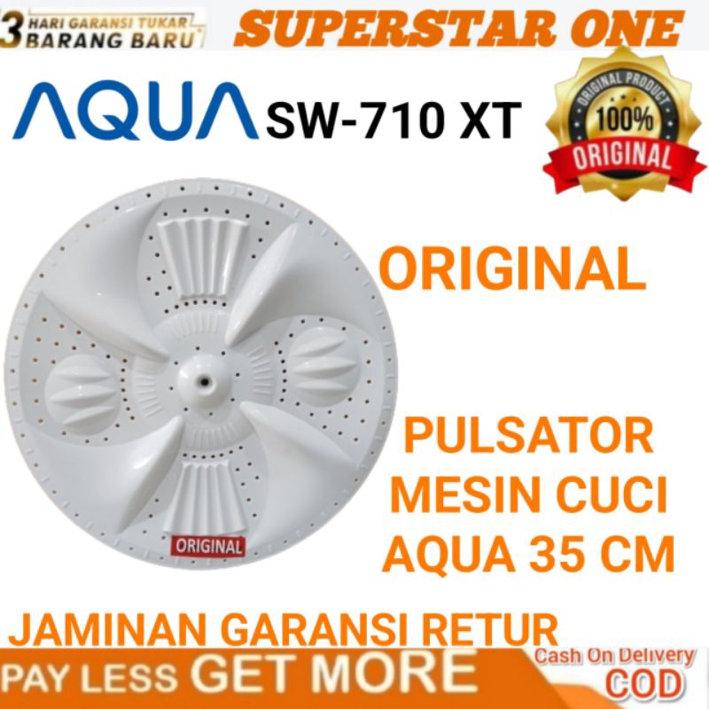 Jual Mesin Cuci Aqua/Sanyo SW 710 XT PULSATOR 35 CM | Shopee Indonesia
