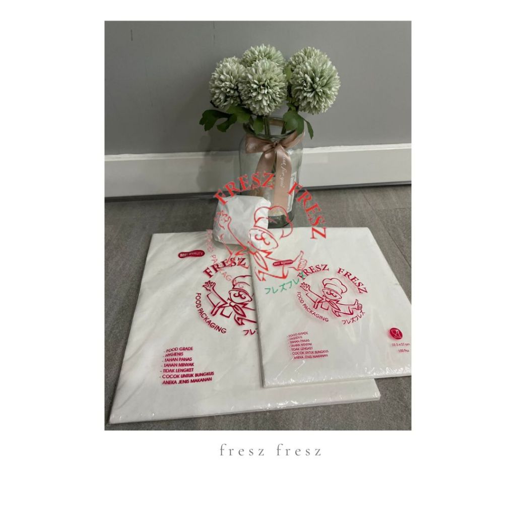 Jual [100 Pcs] Kertas Nasi Rice Paper Polos Foodgrade Tebal Anti Air ...