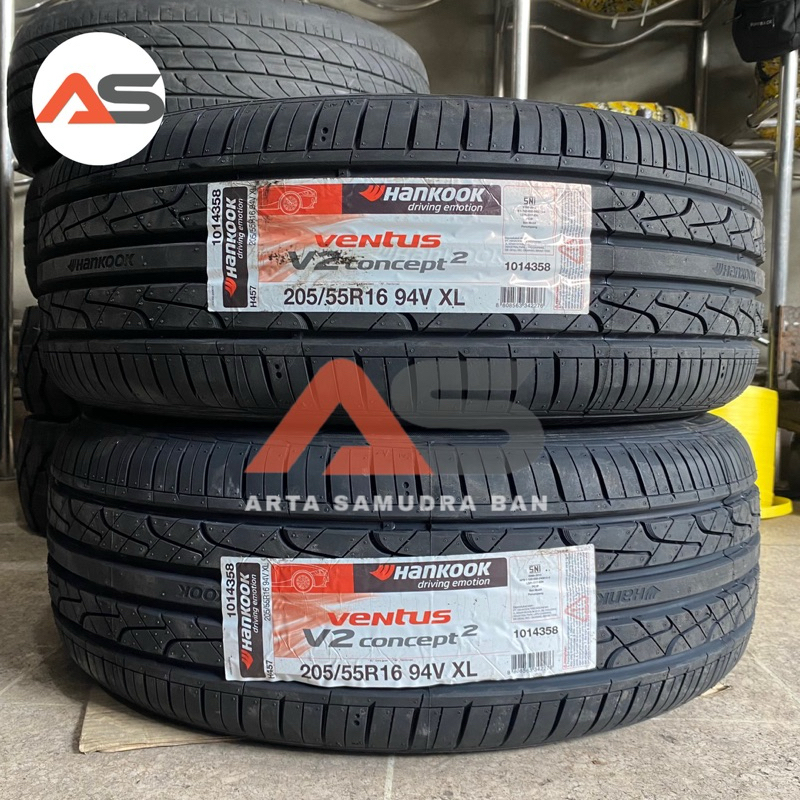 Jual Ban Hankook Ventus V2 Concept 2 H457 205 / 55 R 16 R16 | Shopee ...