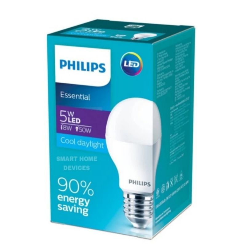 Jual Lampu PHILIPS Essential LED Bulb 3 5 7 9 11 14 15 Watt Putih Cool ...