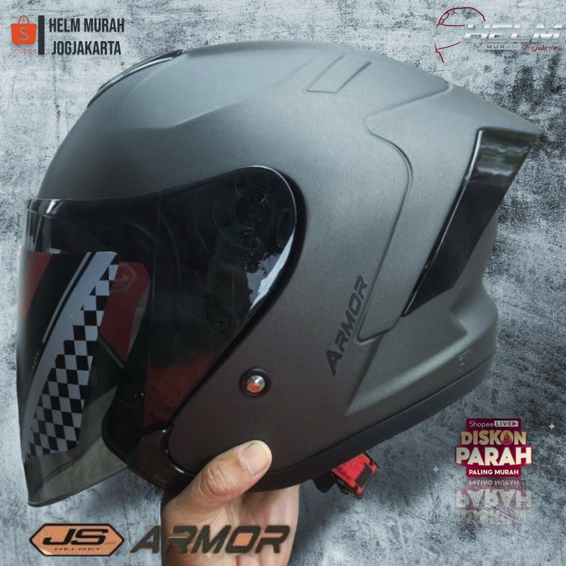 Jual Bisa Cod Helm Half Face Alv Ultron Paket Ganteng Spoiler Shopee Indonesia