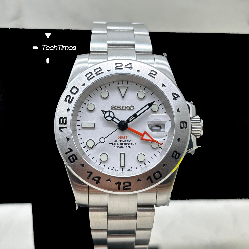 Jual Seiko NH34 Explorer Mod Automatic GMT Seikomod | Shopee Indonesia