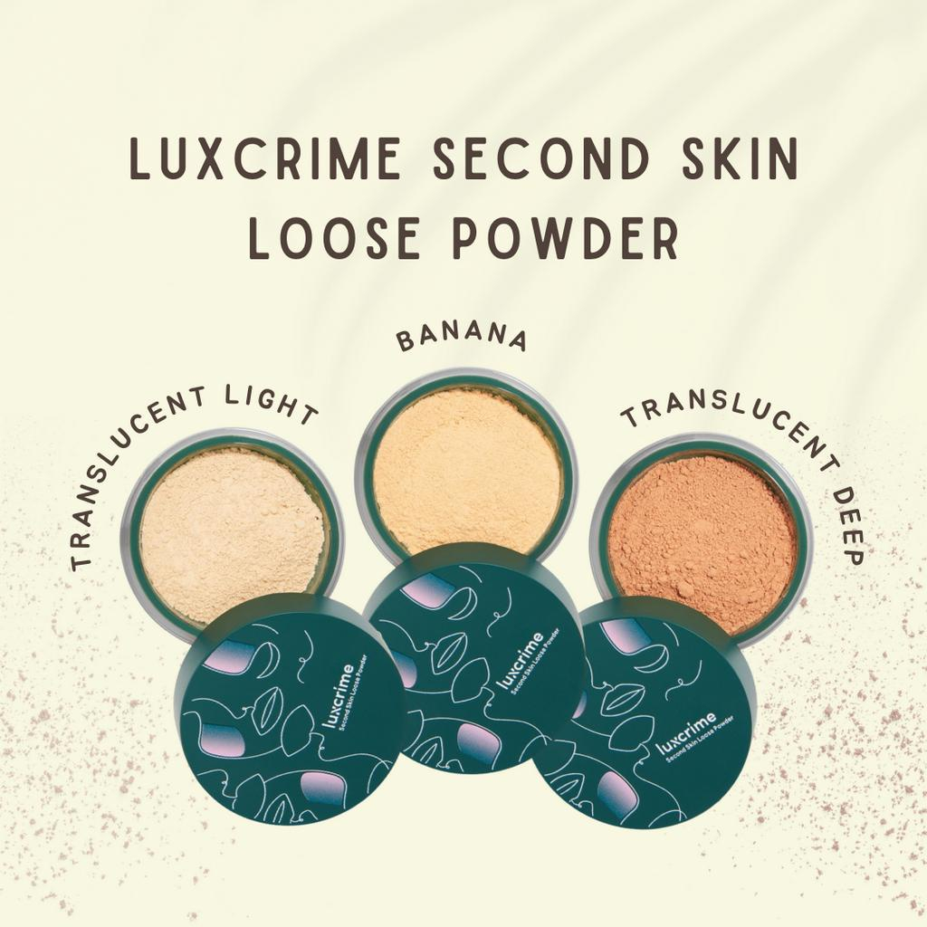 Jual Luxcrime Second Skin Loose Powder - translucent deep | Shopee ...