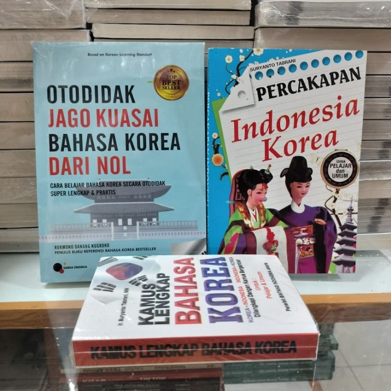 Jual Paket 3 Buku Otodidak Jago Kuasai Bahasa Korea Dari Nol ...