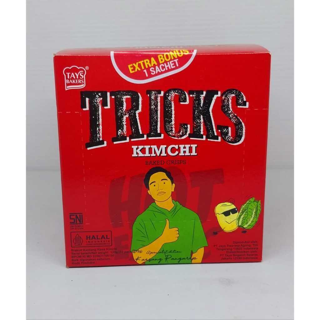 Jual Potato Baked Crisps TRICKS BOX Varian Original/Bulgogi/Kimchi ...