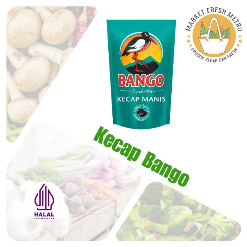 Jual Kecap Manis Cap Bango Sachet 520Ml Marketfreshmetro | Shopee Indonesia