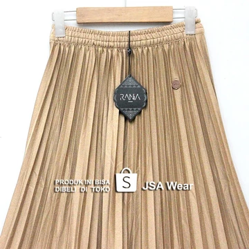 Rok Plisket Polos RANIA ZR JSA Asli Premium Mayung