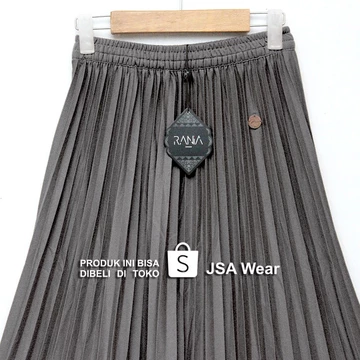 Rok Plisket Polos RANIA ZR JSA Asli Premium Mayung