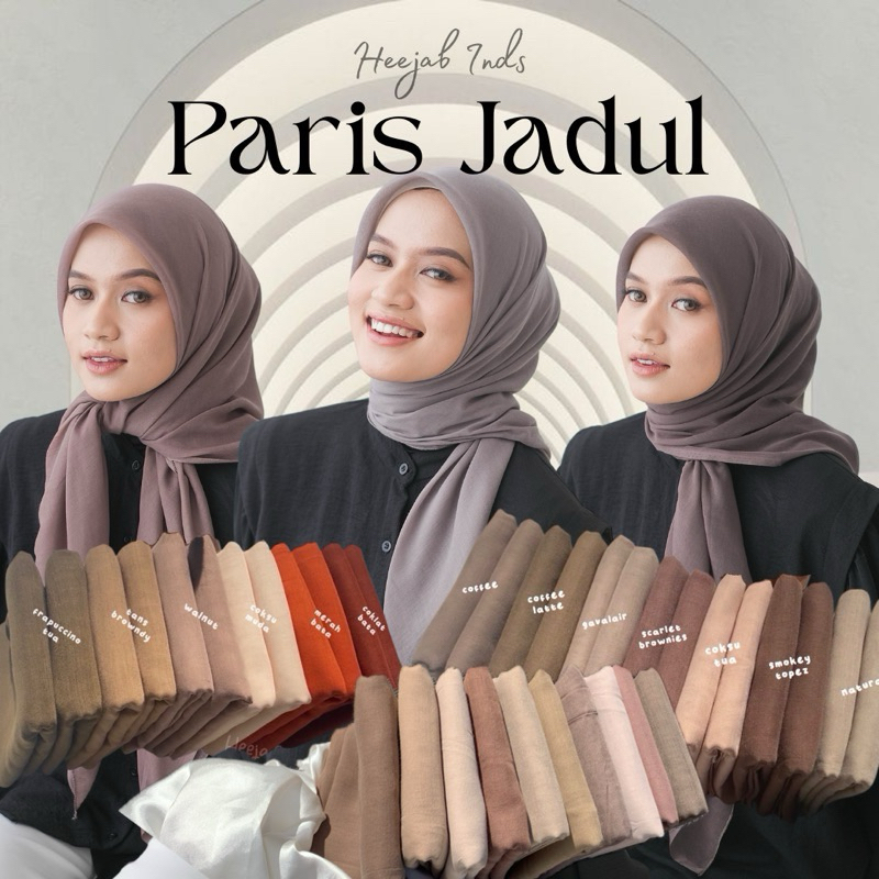 Jual PAKET HEMAT JILBAB SEGIEMPAT PARIS JADUL | Shopee Indonesia