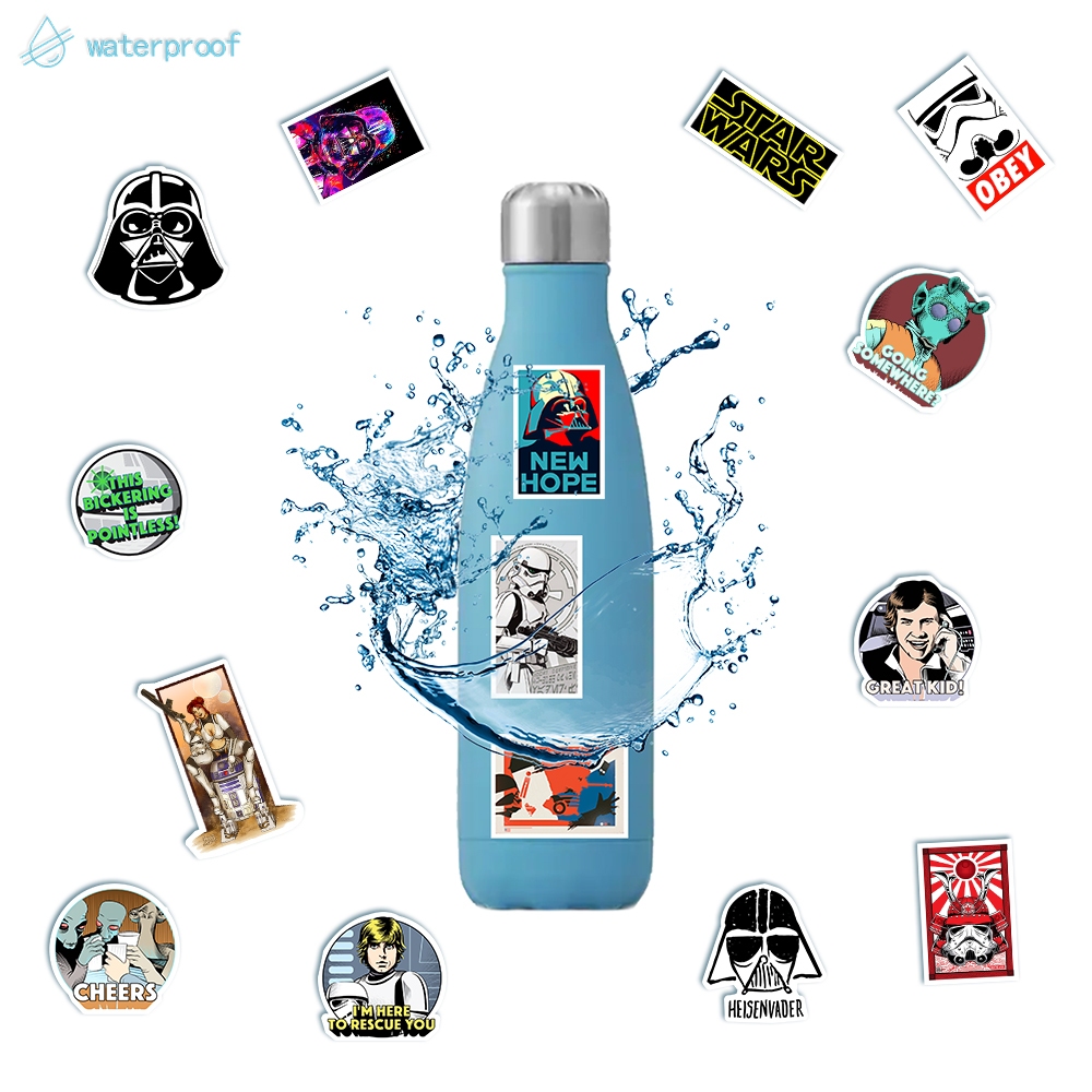 Jual Hot kartun star war Stiker Perang Bintang Anti Air Stikers ...