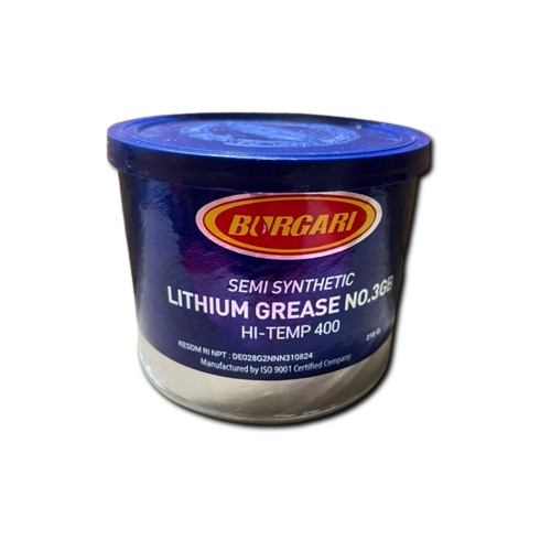 Jual Gemuk Burgari Lithium Grease No.3GB HI TEMP Blue 400 Isi 210Gr ...