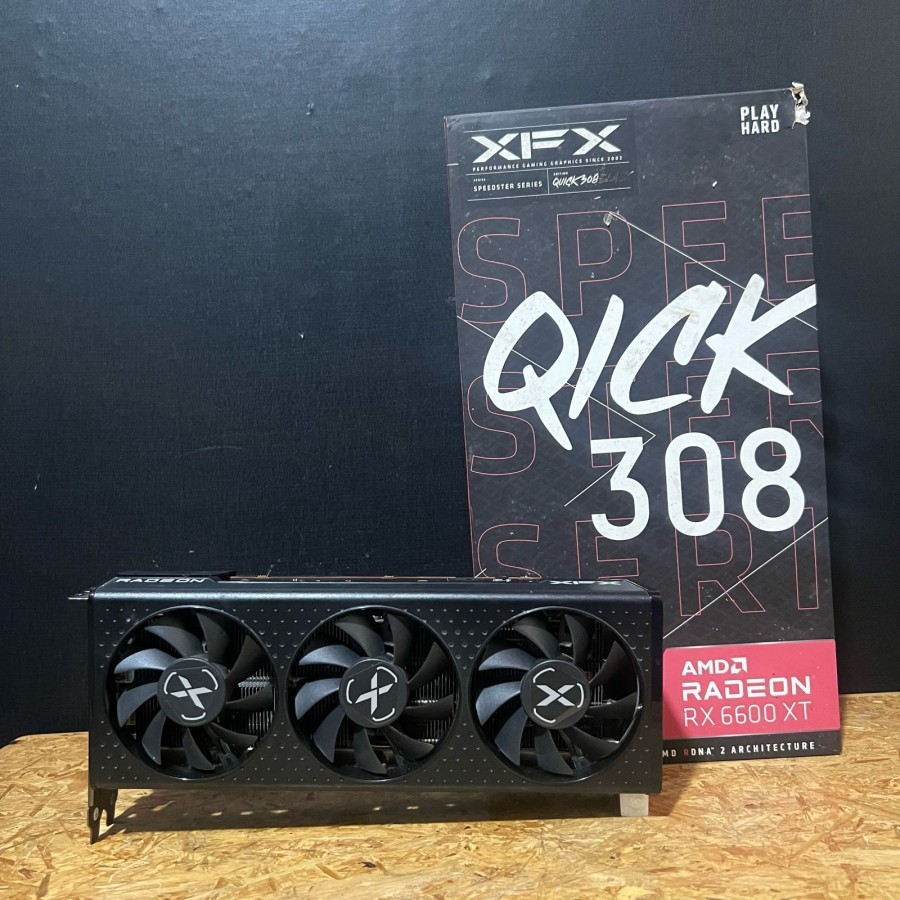 Jual XFX SPEEDSTER QICK308 RADEON RX 6600 XT BLACK 8GB DDR6 / RX6600 XT ...
