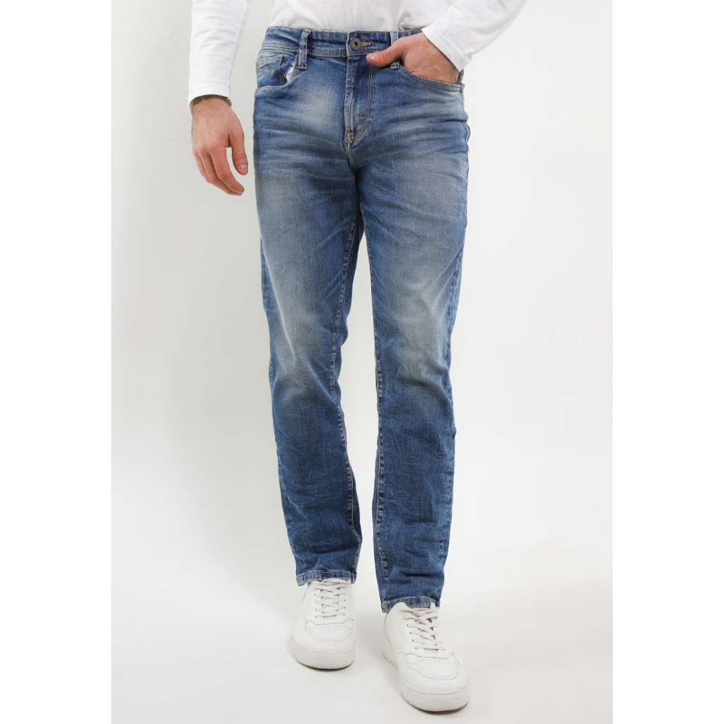 Jual TRIPLE Celana Jeans Stretch Slim Fit (352 828 01 BWC) | Shopee ...