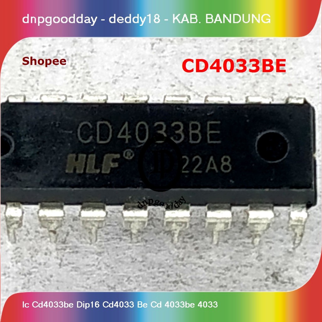 Jual ic cd4033be dip16 cd4033 be cd 4033be 4033 | Shopee Indonesia