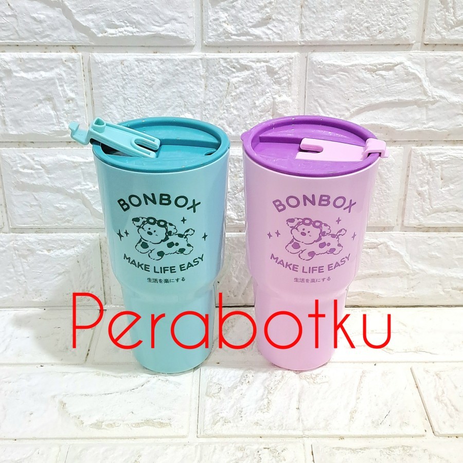 Jual Bonbox Tumbler 800 ml BKL31101 / Gelas Tinggi + Tutup / Botol Air ...