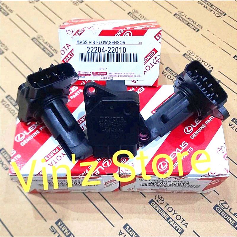 Jual ORIGINAL SENSOR MAF MASS AIR FLOW SENSOR FORTUNER INNOVA HILUX ...