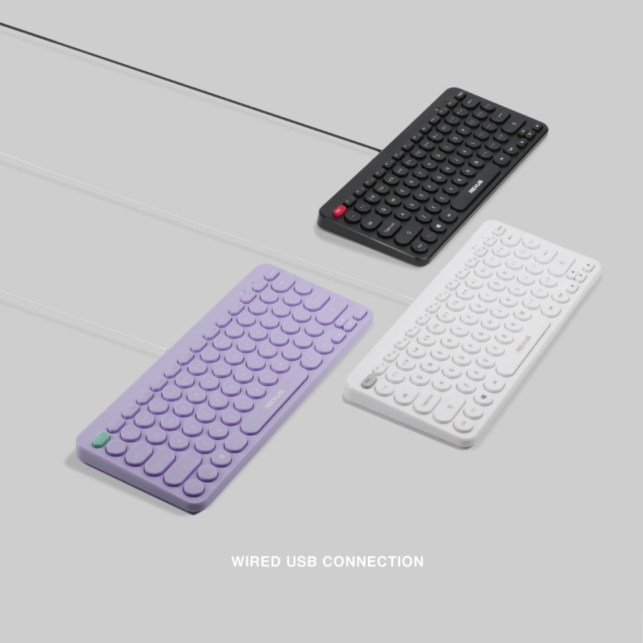 Jual Rexus K258 / K-258 Mini Keyboard Office Compact Design Wired ...