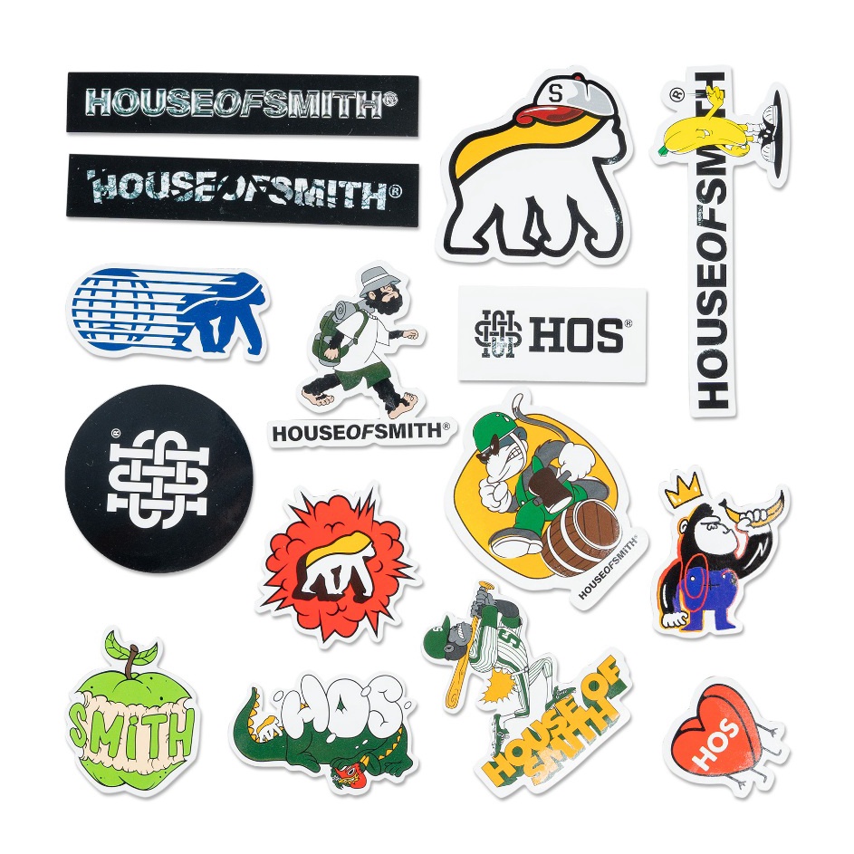 Jual Bayar Di Tempat House of Smith Sticker New Smith Sticker Pack 2 1 ...