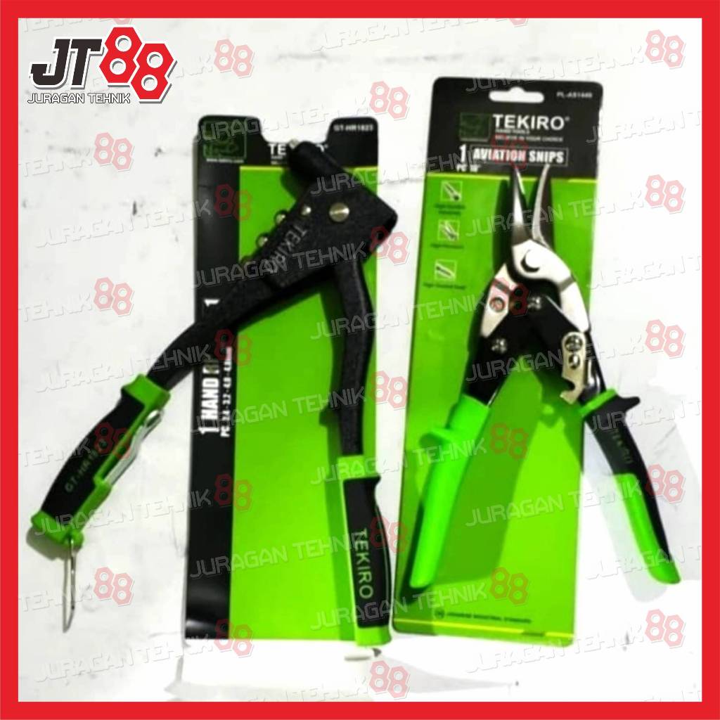Jual PAKET EKONOMIS TEKIRO TANG RIVET (HITAM) & GUNTING SENG BAJA ...
