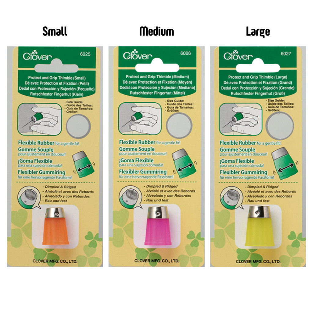 Jual Clover Protect and Grip Thimble/Bidal Karet Coin/Alat Untuk Dorong