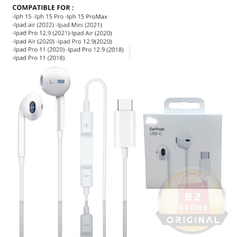 Wired Headphones Headset Ipad Pro 2021 Apple Wired Earphones Usb C