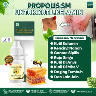 Obat Kutil Kelamin Pria dan Wanita Sipilis Gonore Kencing Nanah Raja Singa Kutil Di Anus Gatal Penis Bentol Bintik Merah Ruam Kulit Perih Lecet Herpes Propolis SM Brazilian 100% Asli