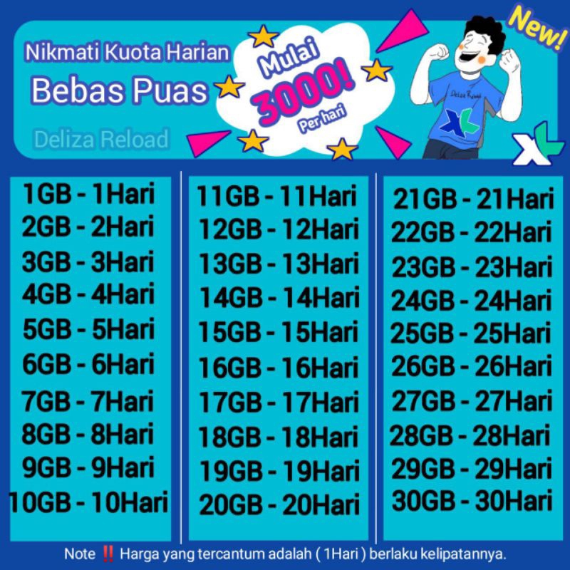 Jual Paket XL Terlengkap & Harga Terbaru Juli 2026 | Shopee Indonesia