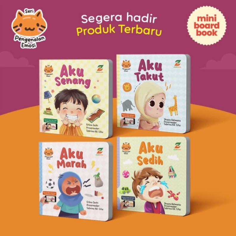 Jual KODE L53G buku Seri Pengenalan mengenal Emosi anak boardbook buku ...