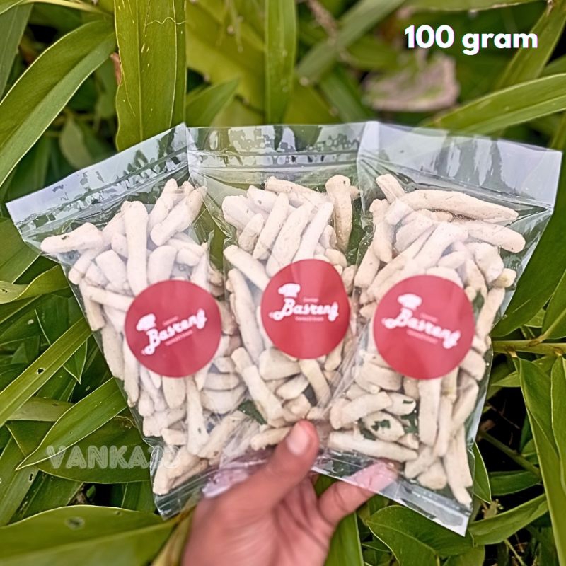 Jual Basreng Original Pedas Daun Jeruk Kemasan 100 Gram | Shopee Indonesia