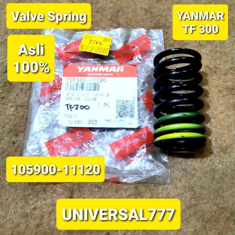 Jual TF300 Valve Spring Asli YANMAR 105900-11120 Per Pir Klep TF 300 ...