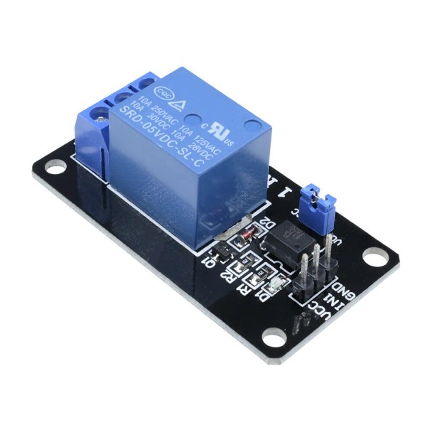 Jual Relay 1 Channel 5V With OptoCoupler Active High Trigger | Shopee ...