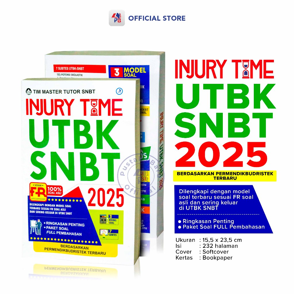 Jual Buku UTBK SNBT 2025 / Injury Time UTBK SNBT 2025 | Shopee Indonesia