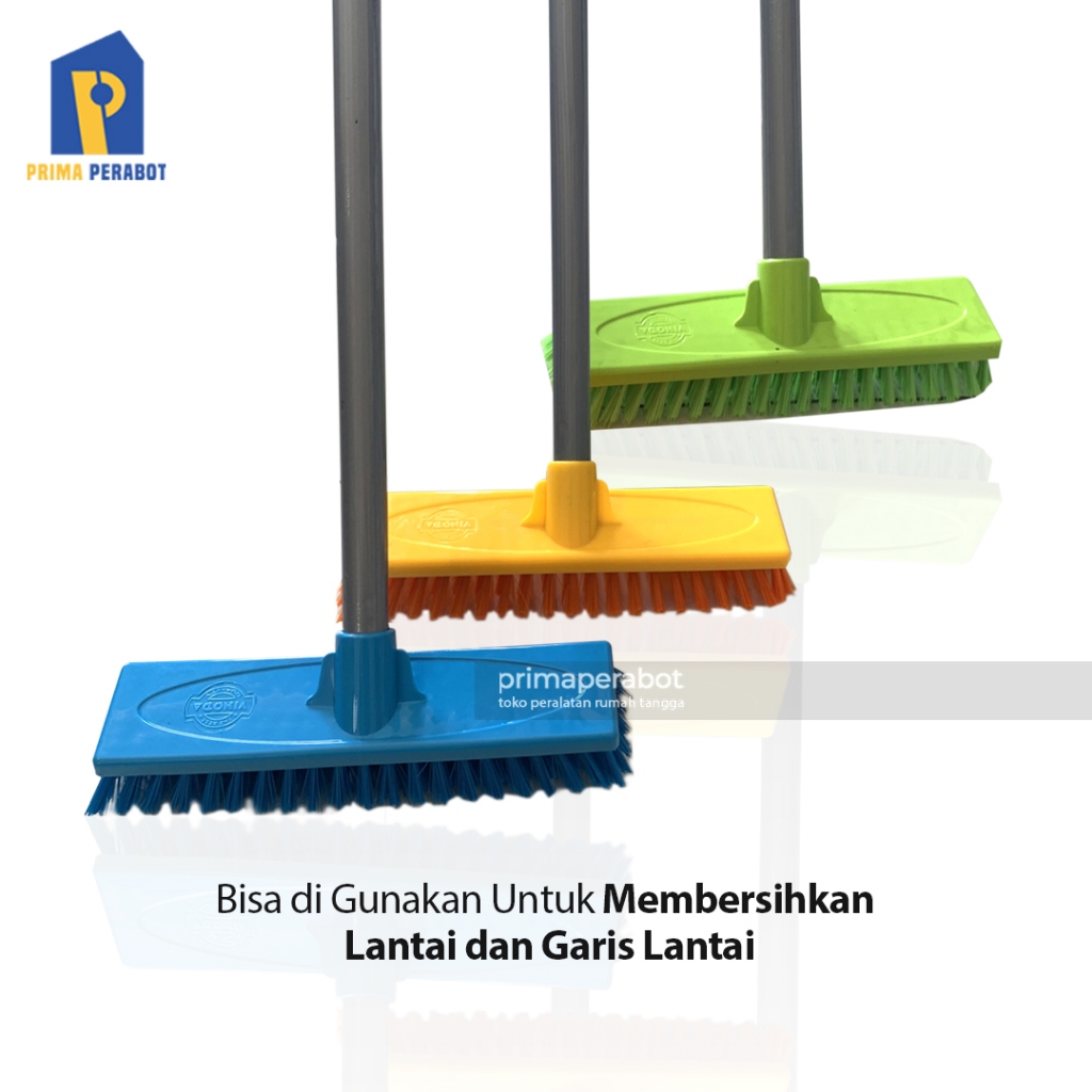 Jual Sikat Lantai Gagang Panjang Sikat Dorong Floor Scrubber Vinoda