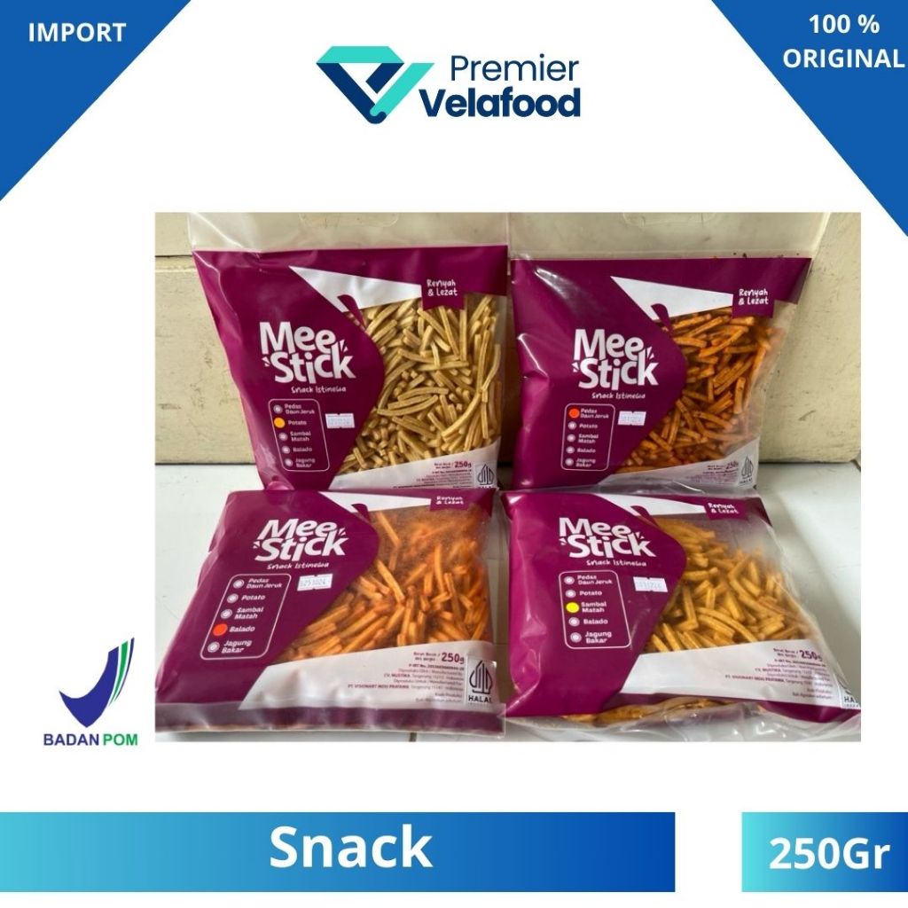 Jual MEE STICK SNACK ISTIMEWA 250 GR ANEKA RASA | Shopee Indonesia