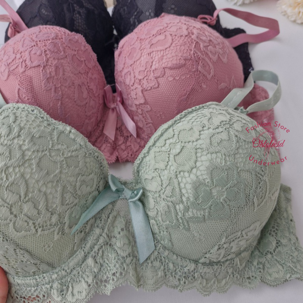 Jual (2 Pcs - 4 Pcs) Bh Sexy Busa Tebal Bra Wanita Renda | Shopee Indonesia