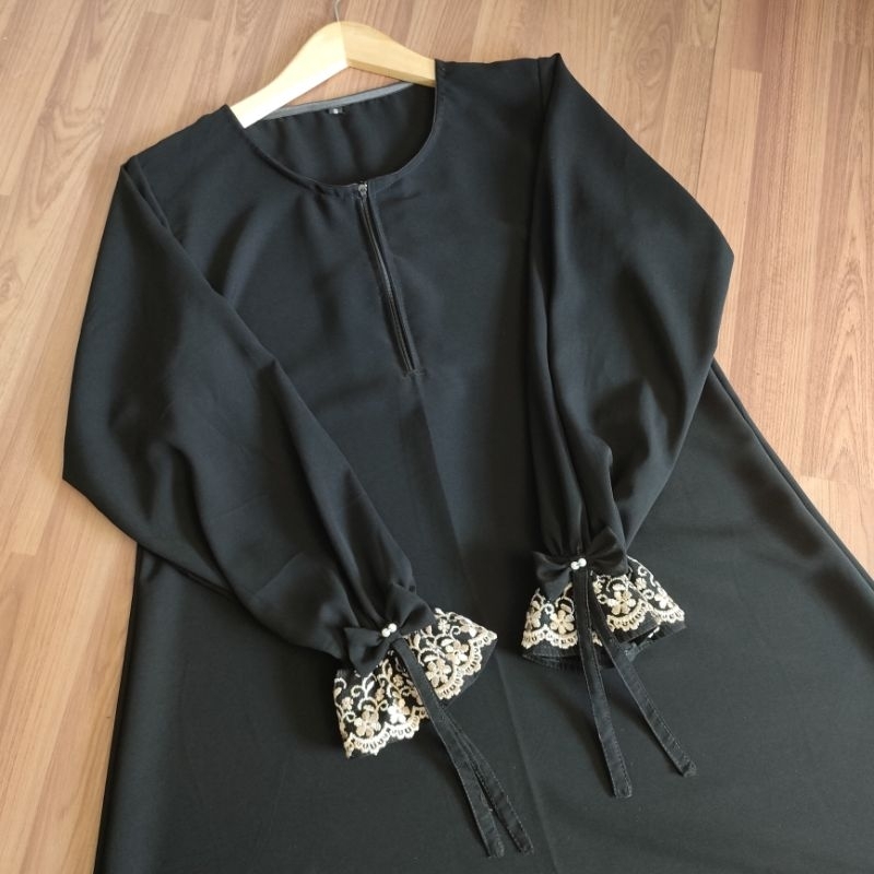 Abaya Silla by Alfalah Temboro (gamis polos basic)